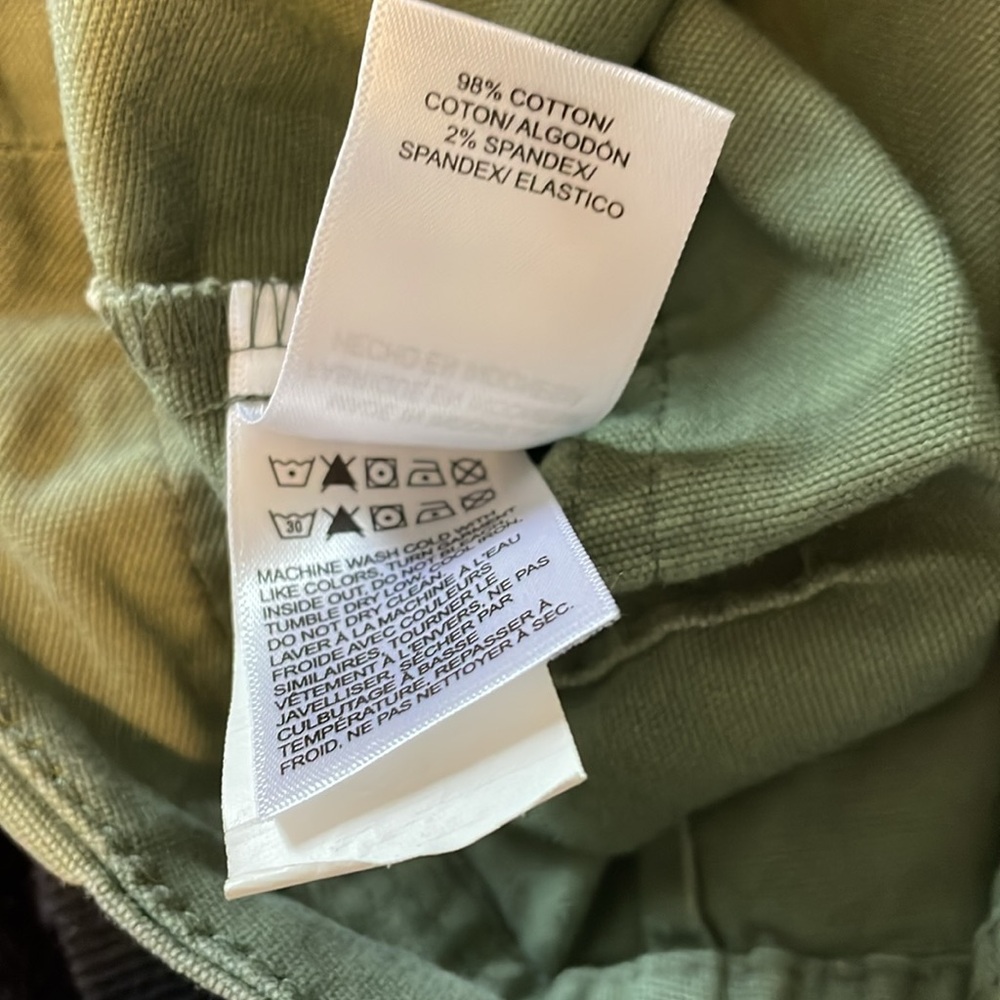Lucky Brand - Cotton Pocket Pant - Army Green - Size 4 (Runs large) - Picture 4 of 4